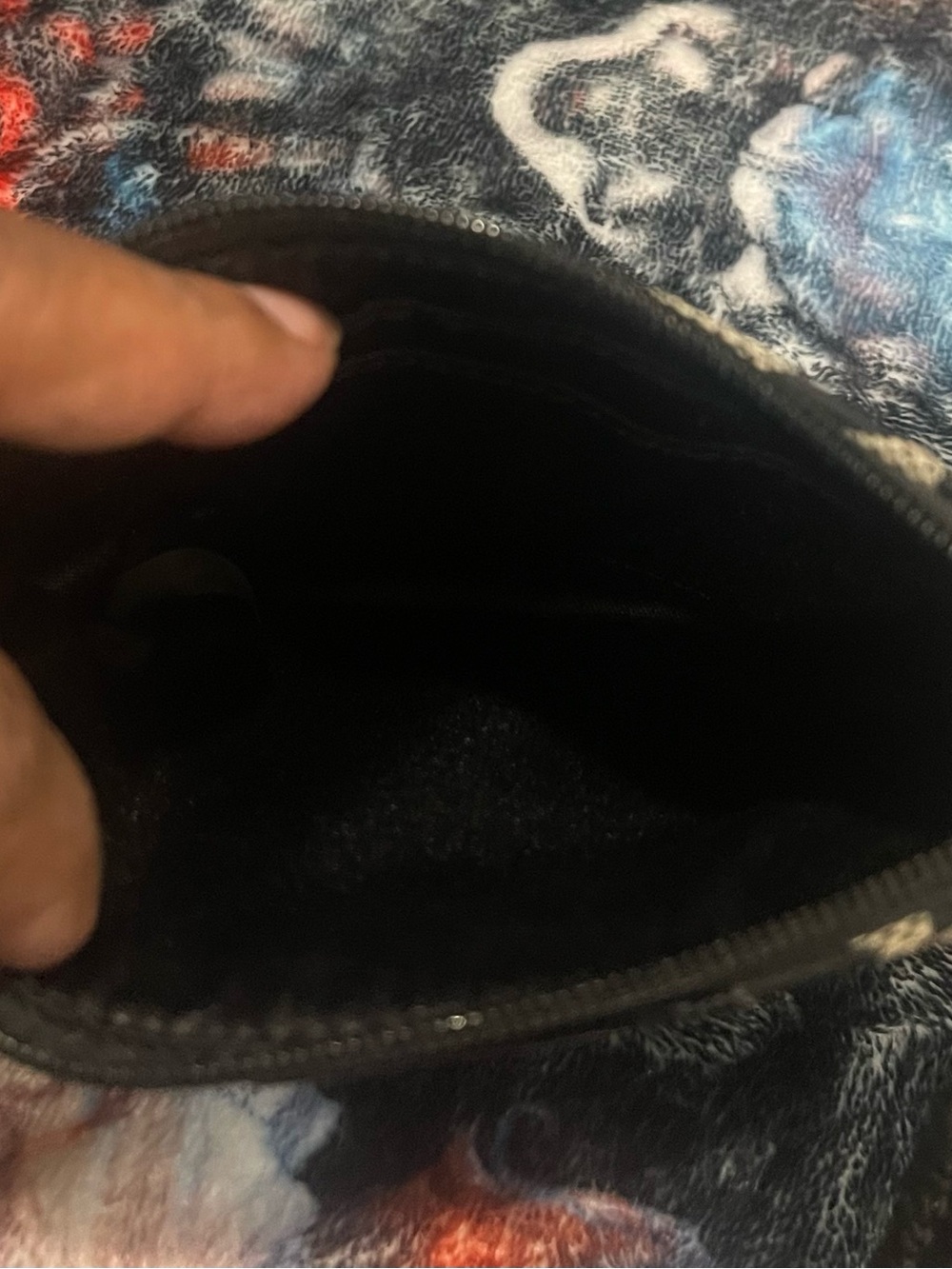 Coach Signature Canvas Wristlet in Black & Gray: No Callouts - Picture 5 of 6